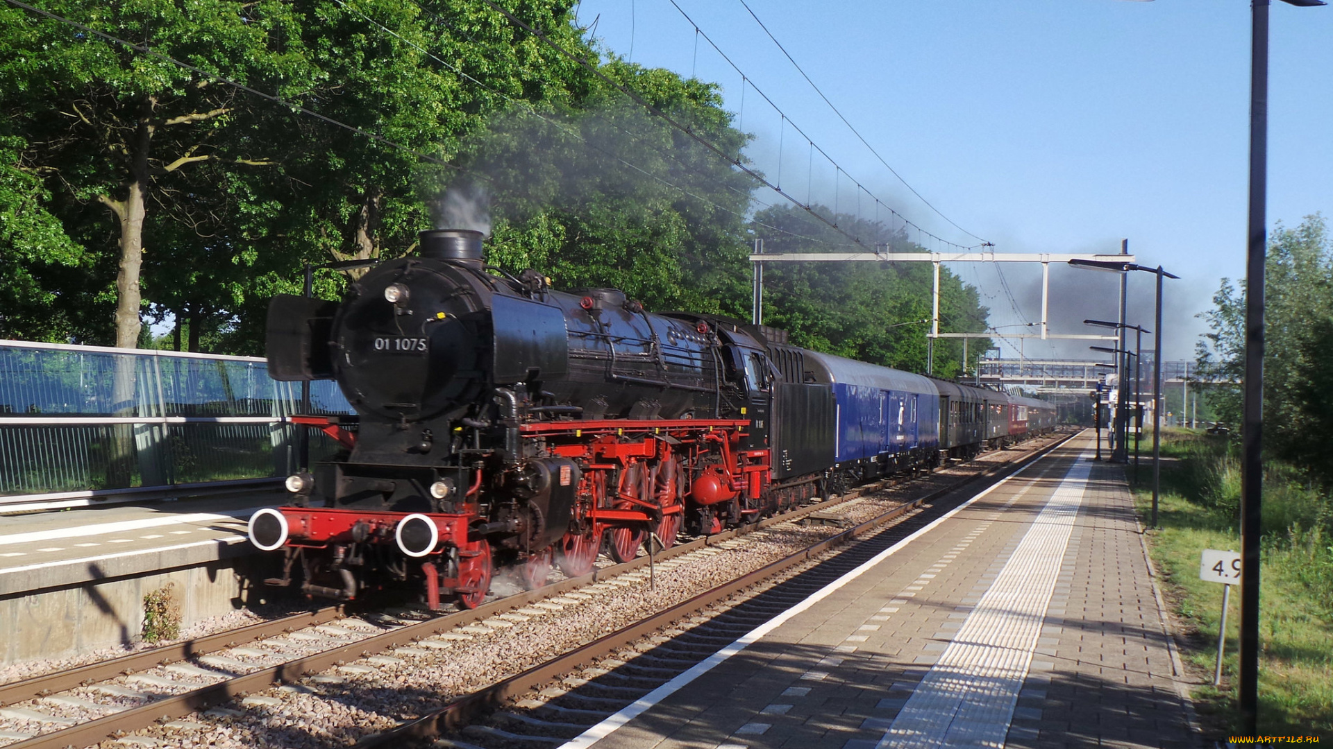 техника, паровозы, паровоз, рельсы