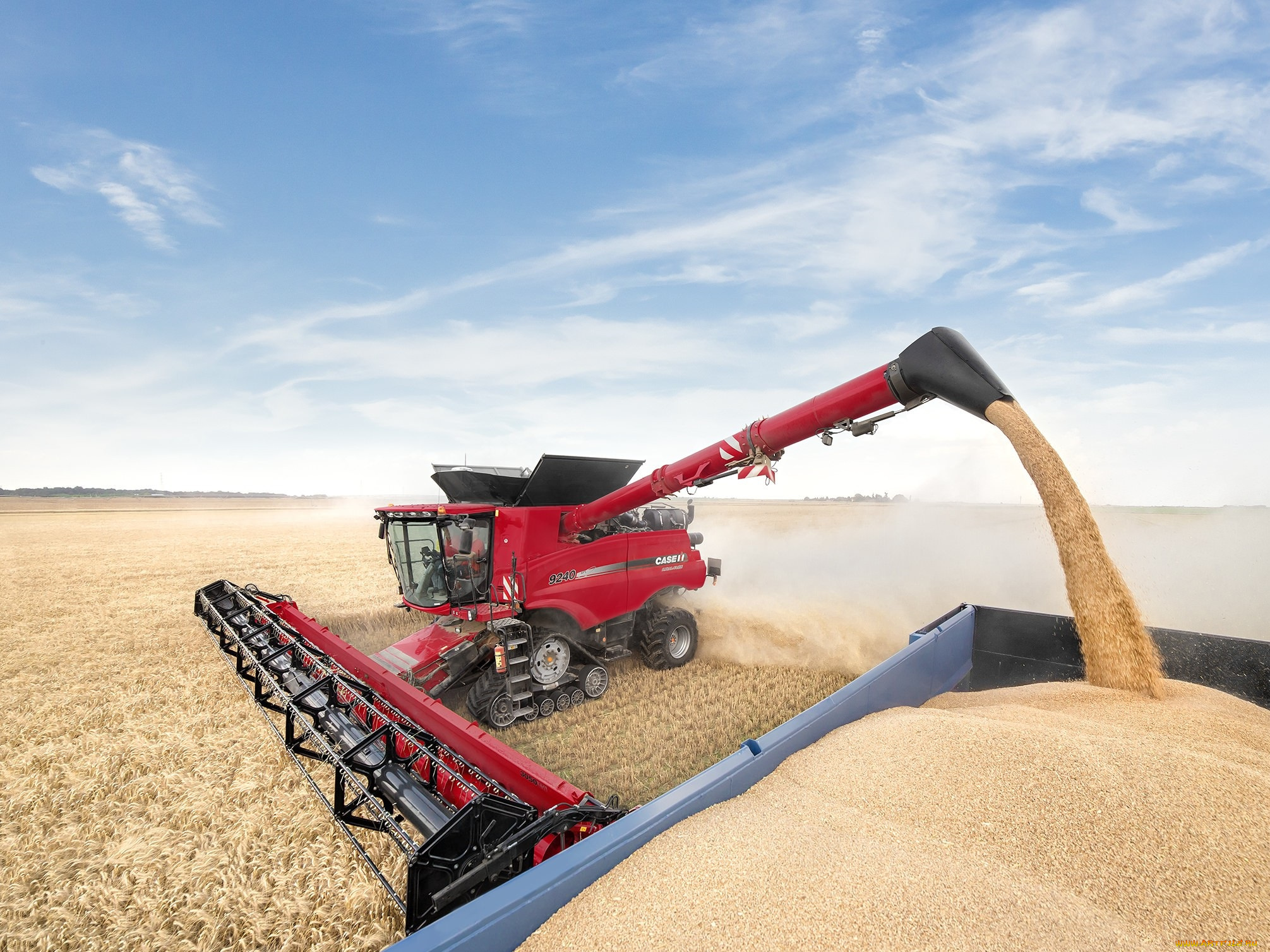 техника, комбайны, case