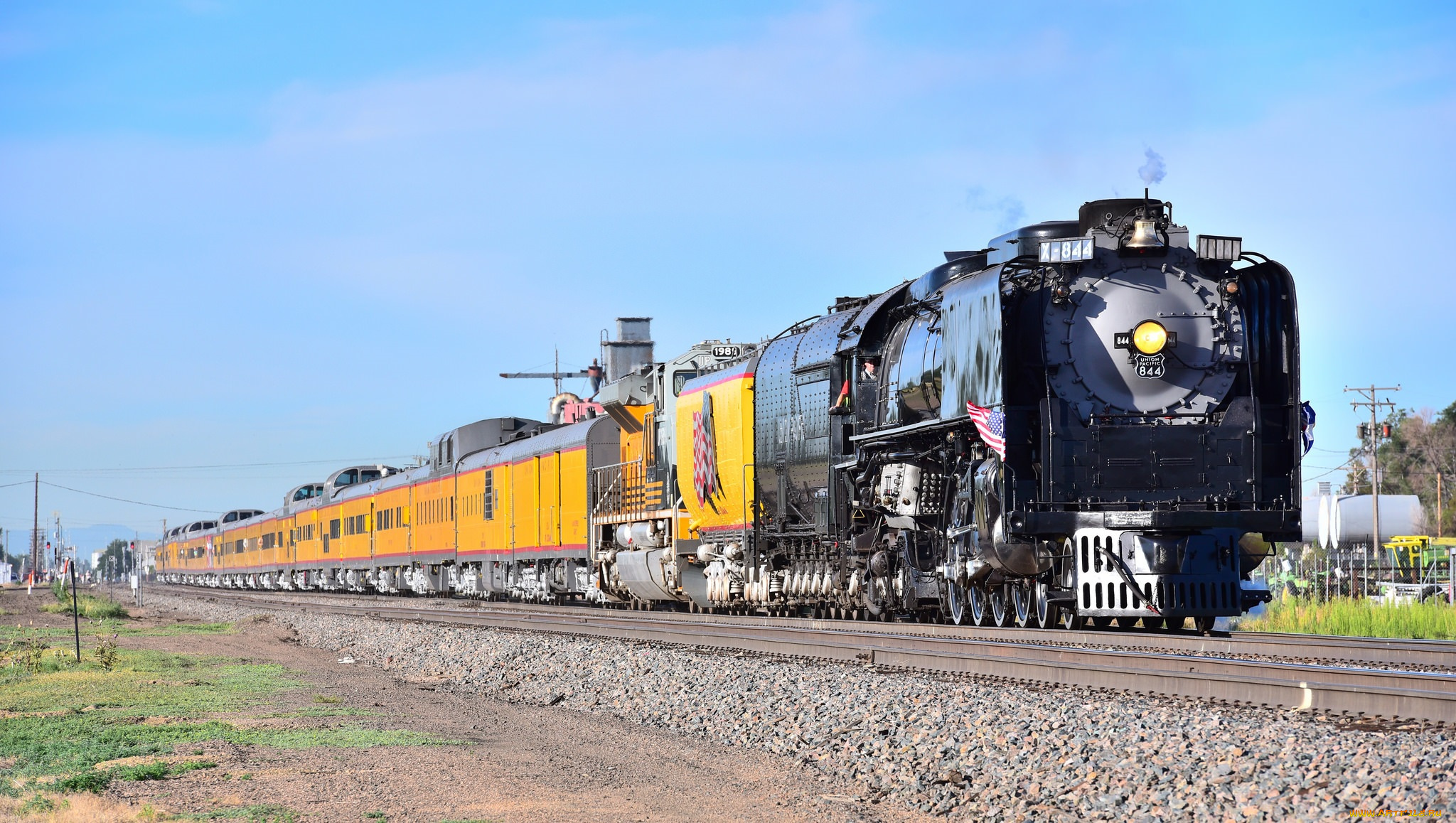 техника, паровозы, паровоз, рельсы