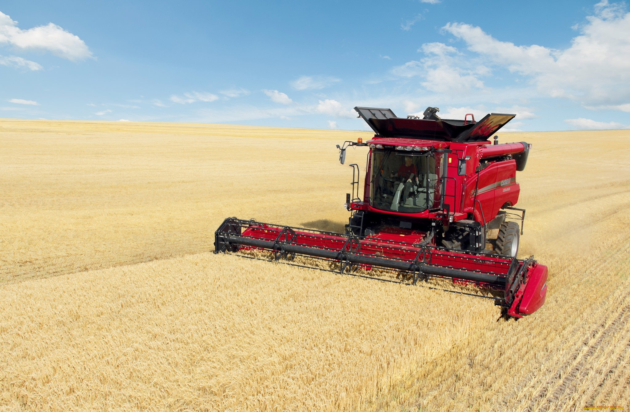техника, комбайны, case