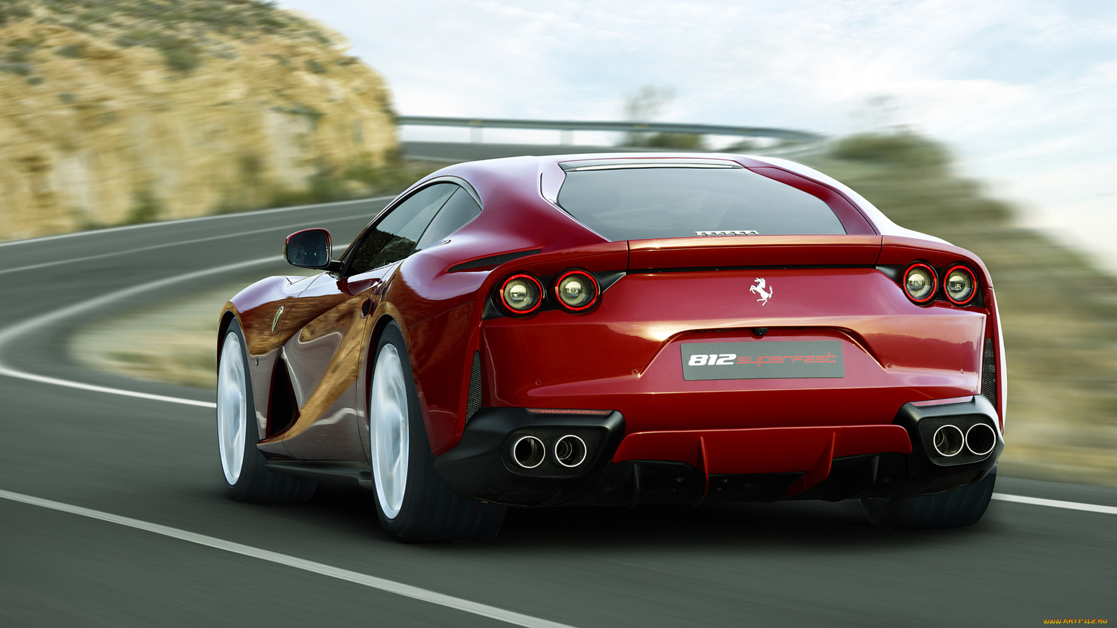 ferrari, 812, superfast, 2018, автомобили, ferrari, 2018, superfast, 812