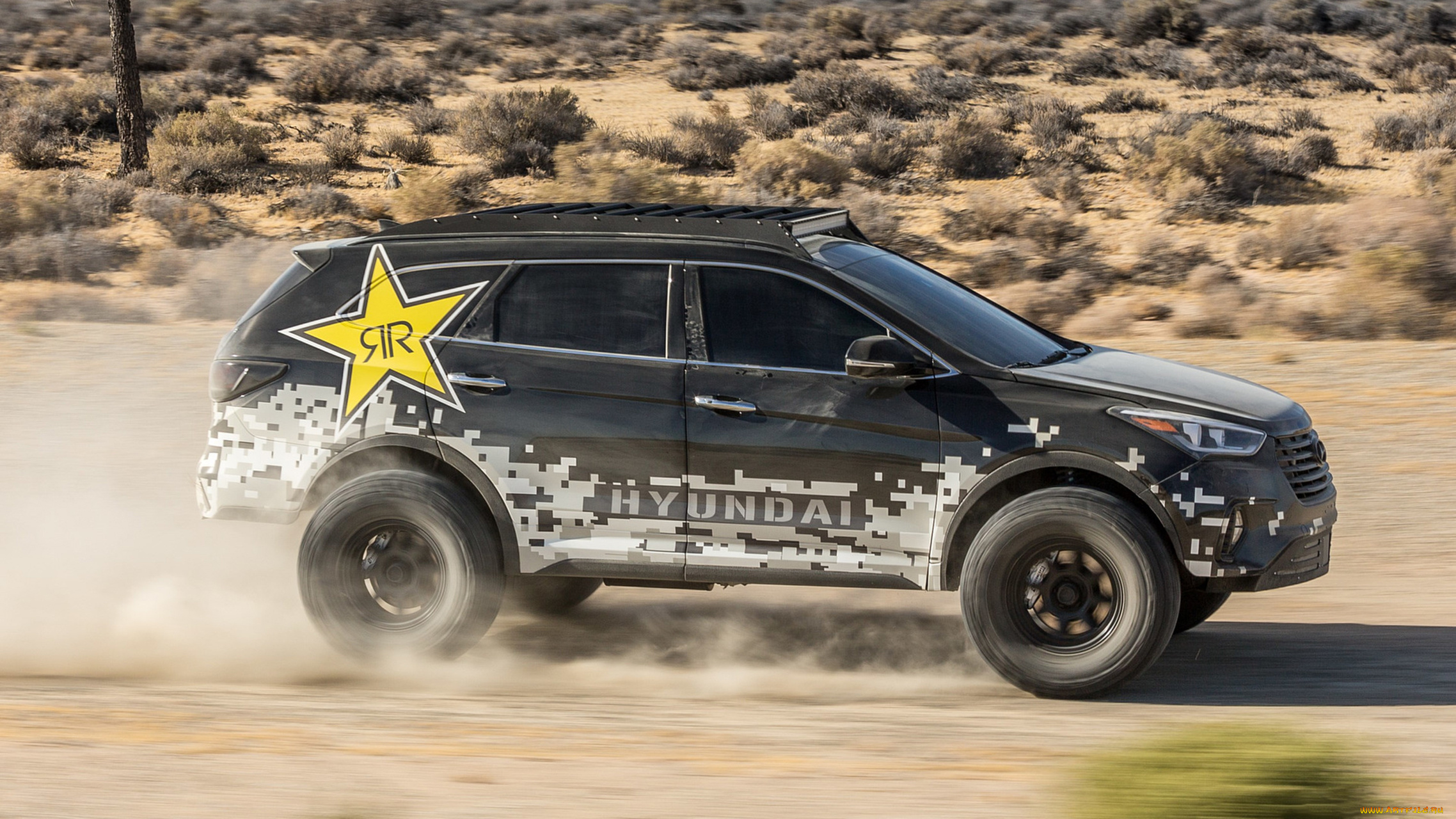 hyundai, rockstar, santa-fe, concept, 2016, автомобили, hyundai, concept, santa-fe, rockstar, 2016