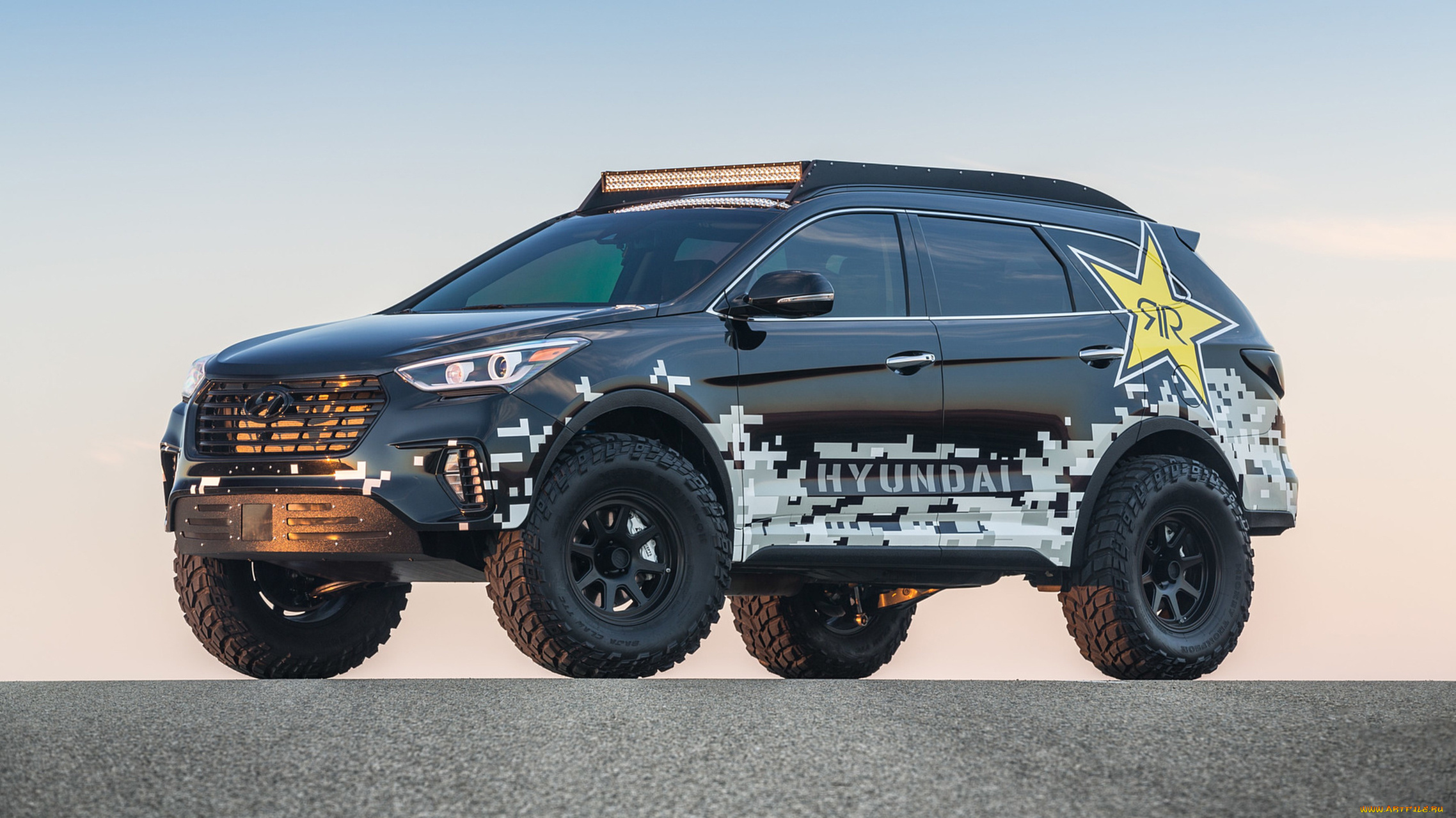 hyundai, rockstar, santa-fe, concept, 2016, автомобили, hyundai, santa-fe, rockstar, concept, 2016