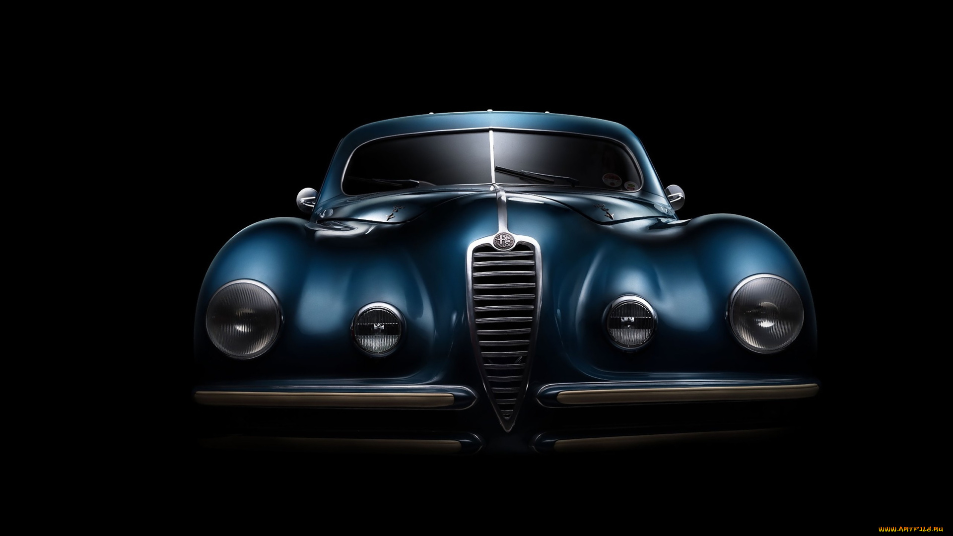 автомобили, alfa, romeo, темный, фон, alfa, romeo, berlinetta