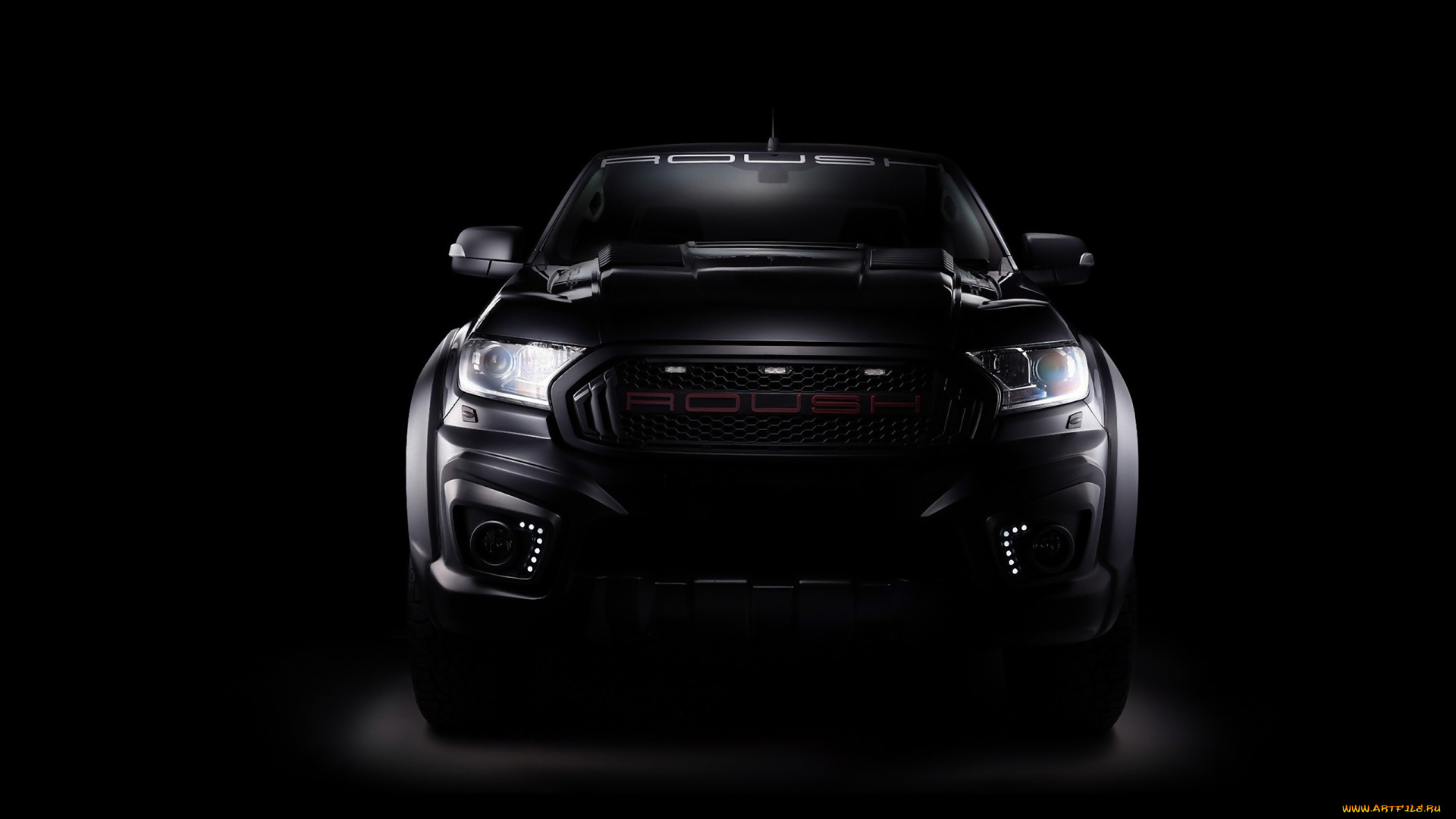 автомобили, ford, темный, фон, ranger