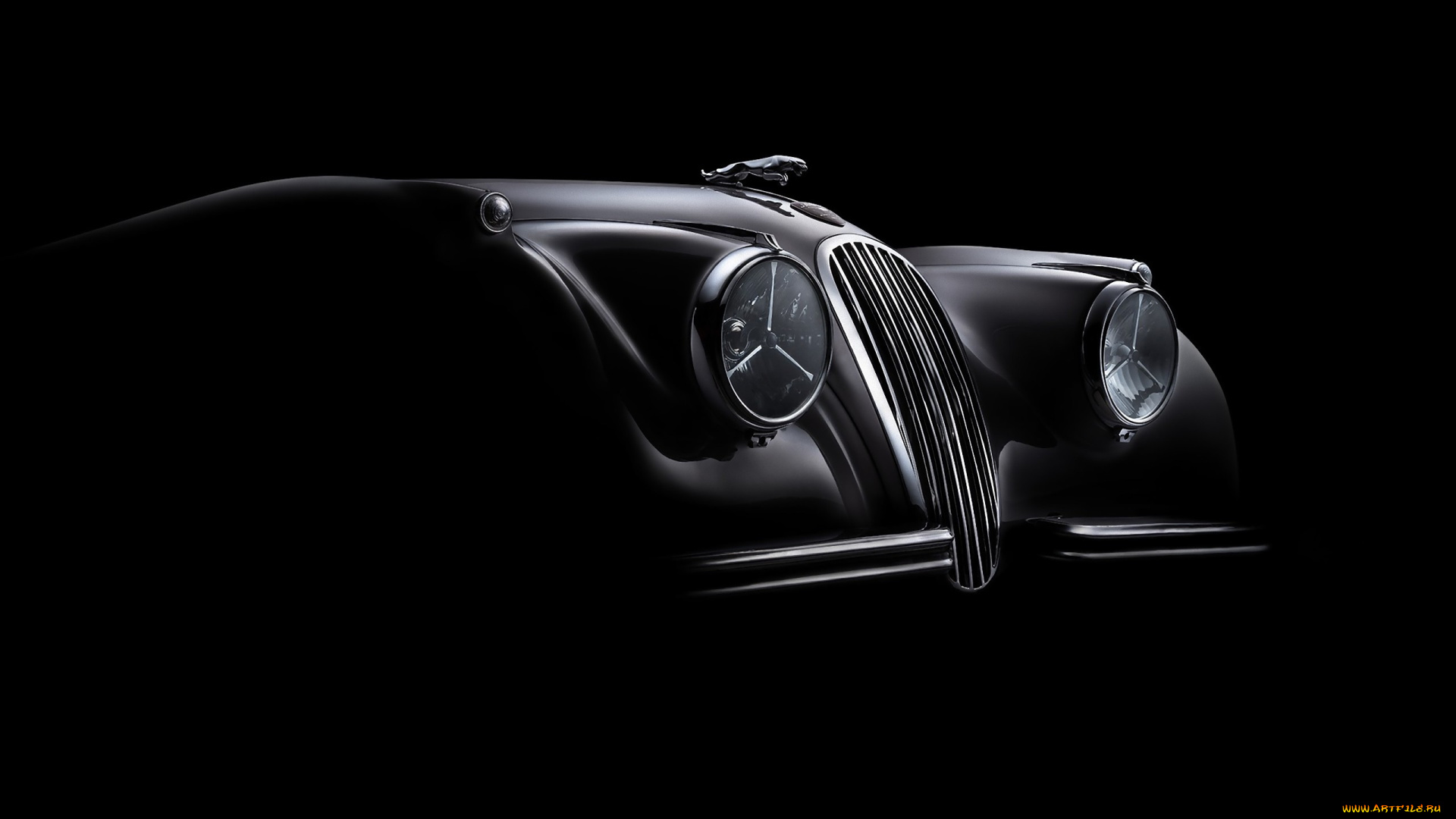 автомобили, фрагменты, автомобиля, вид, темный, фон, jaguar, xk, 120