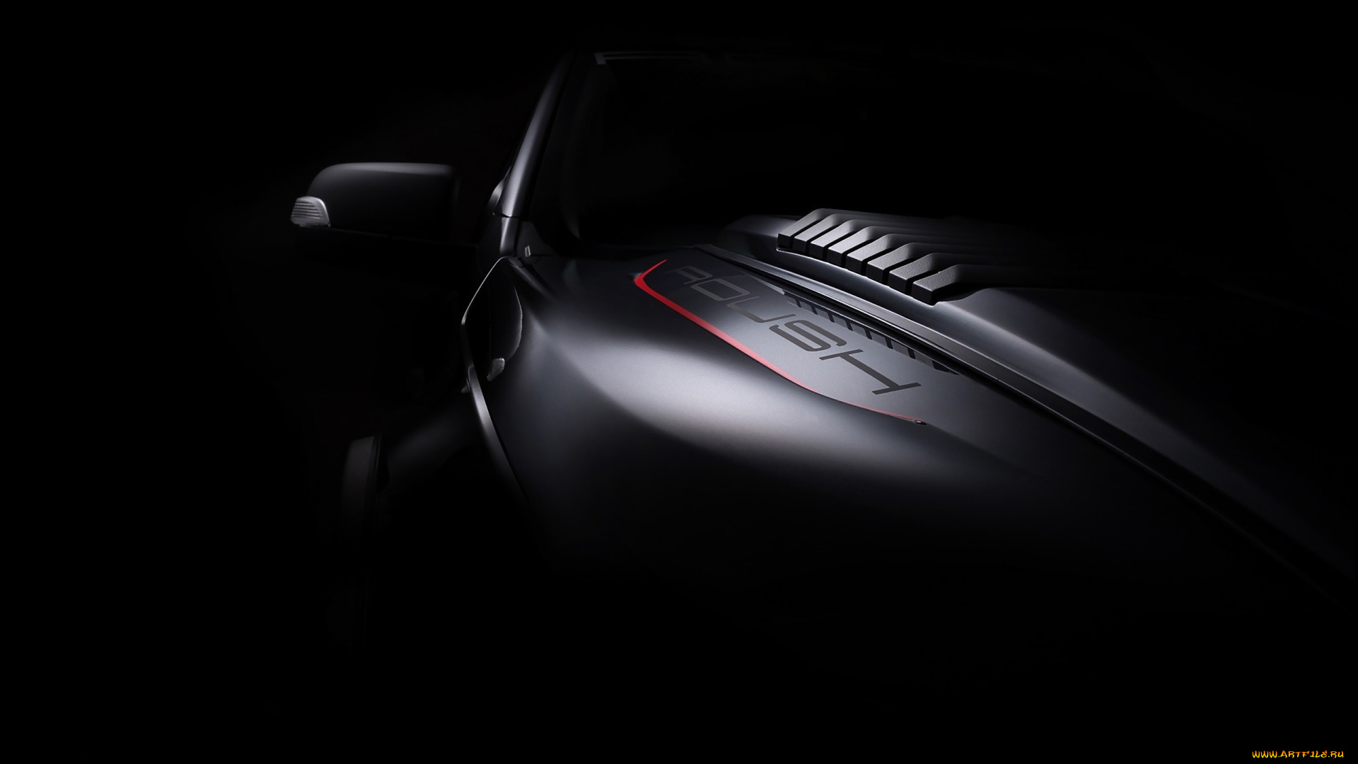 автомобили, фрагменты, автомобиля, вид, темный, фон, ford, ranger