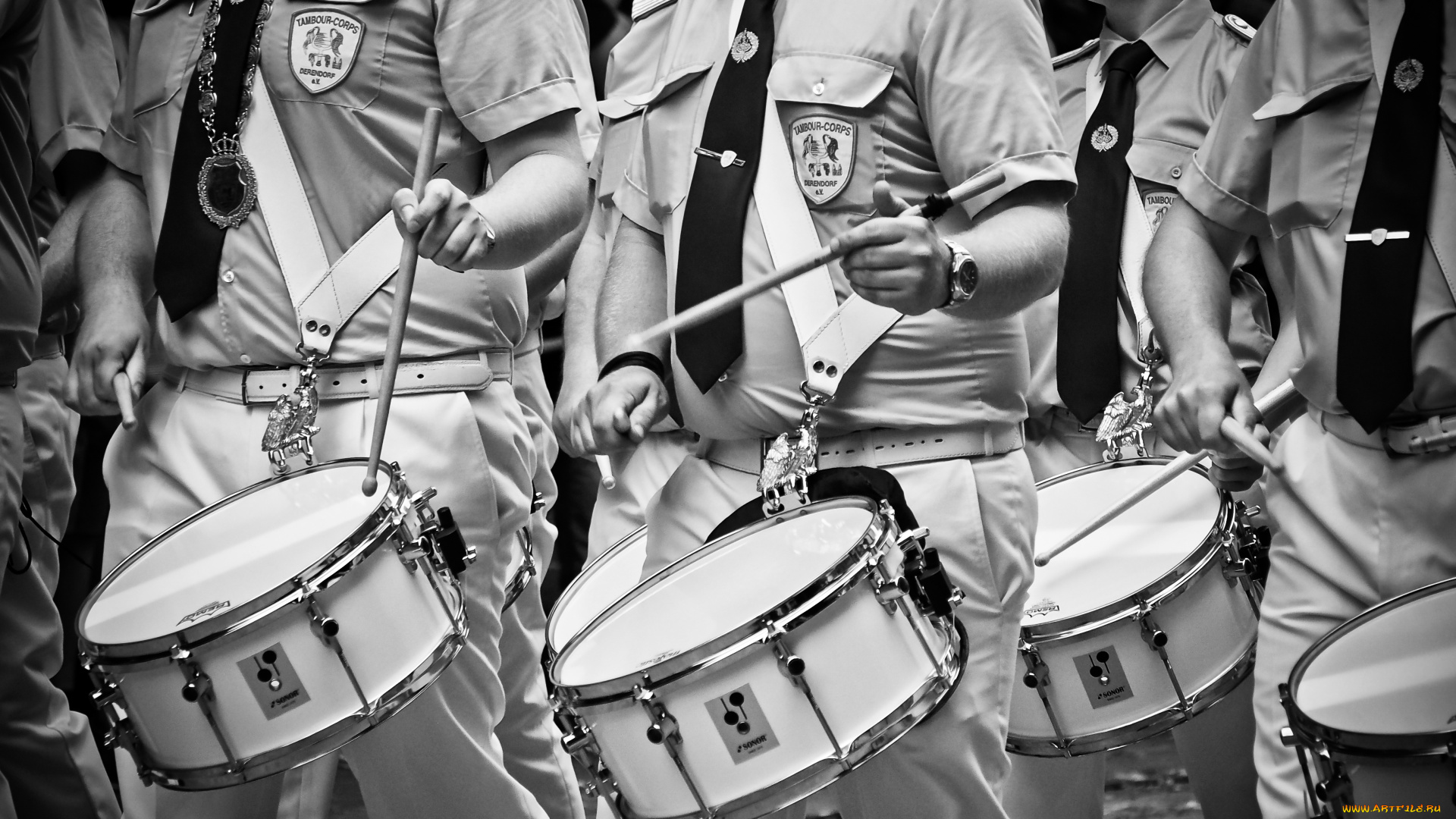 музыка, -музыкальные, инструменты, люди, барабан