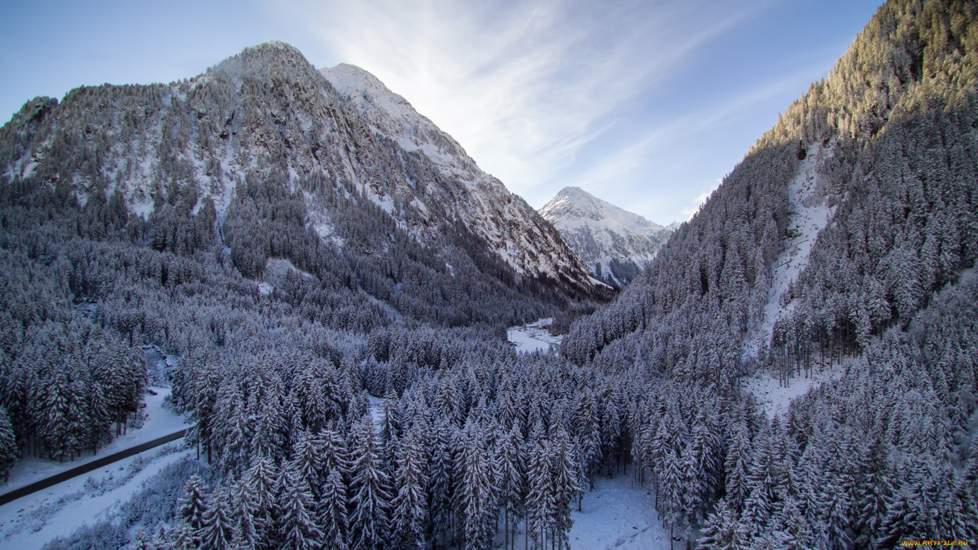 природа, горы, простор