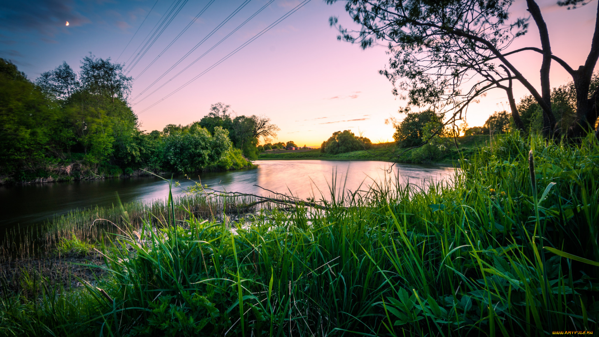 природа, реки, озера, простор