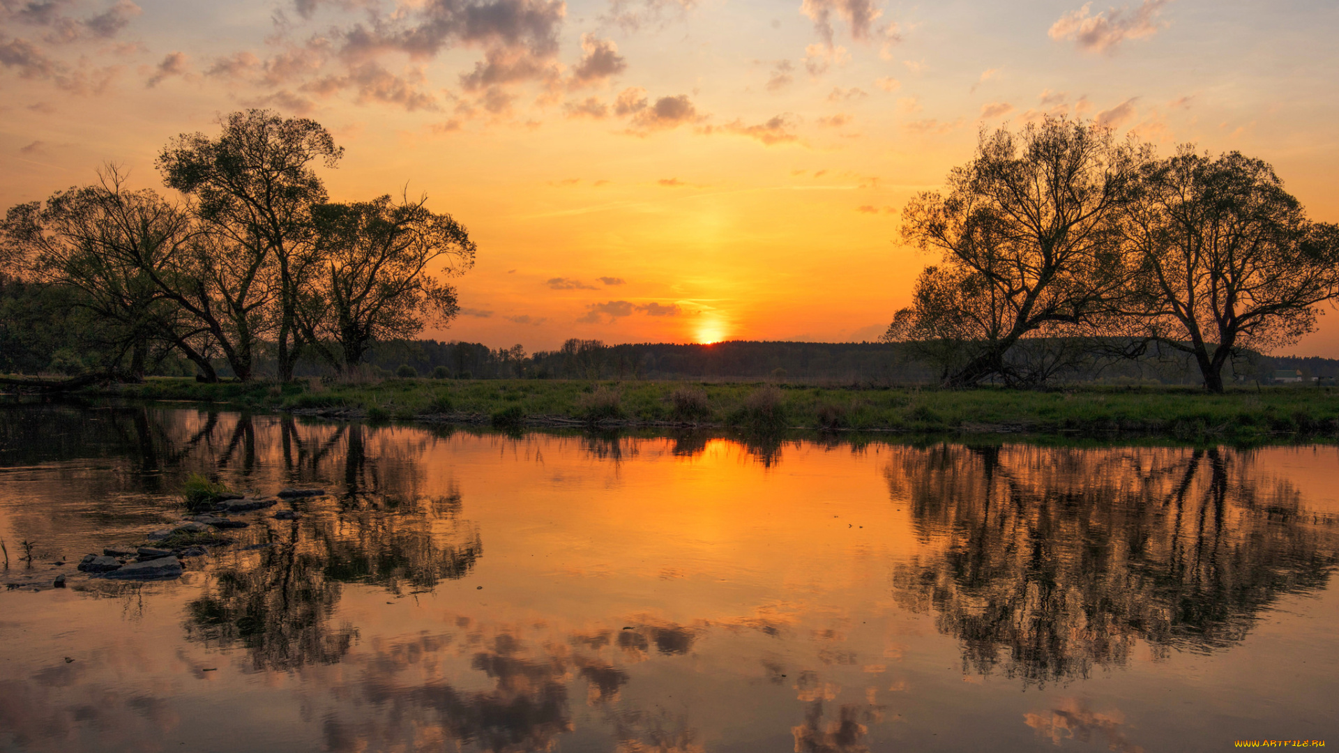 природа, восходы, закаты, простор