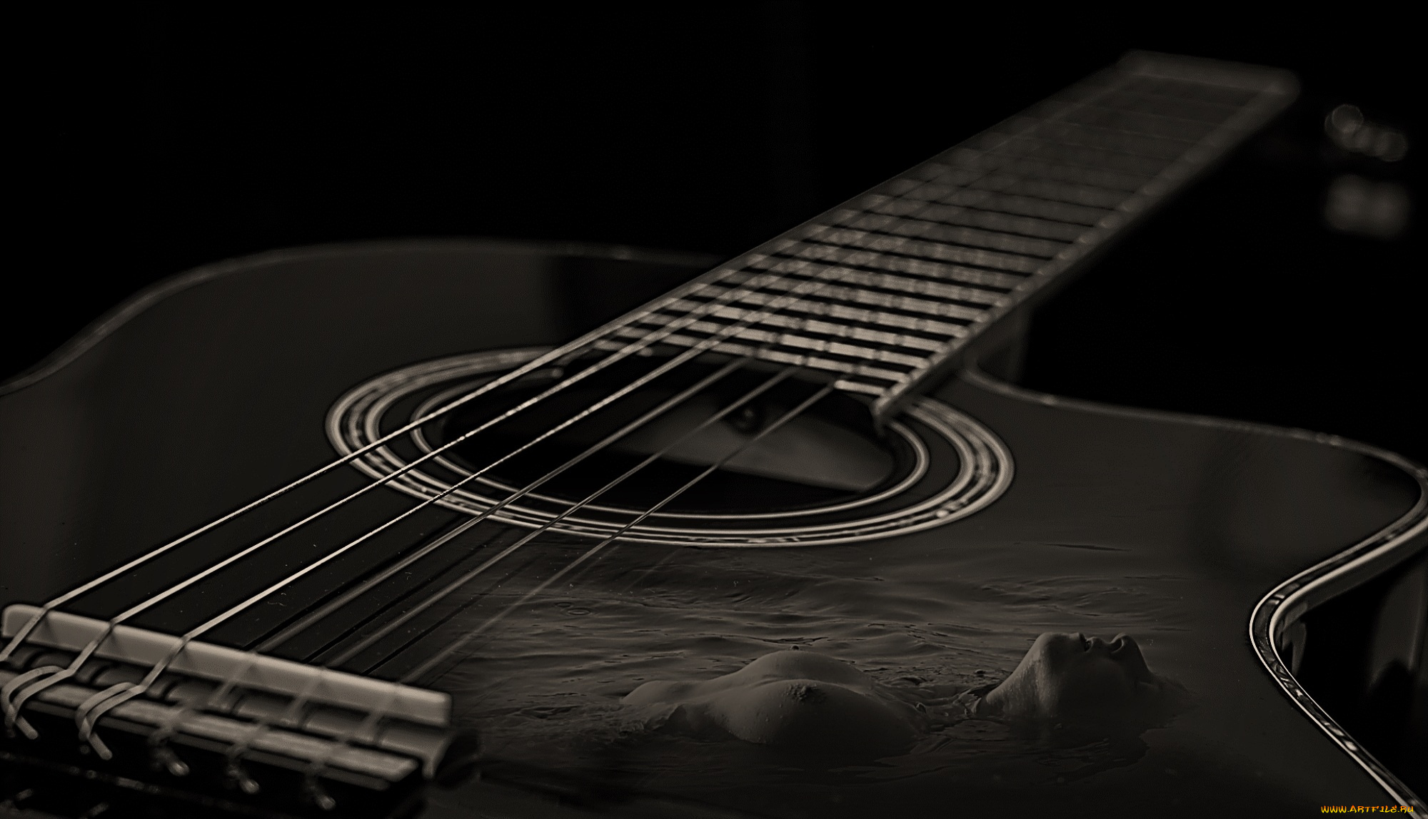 музыка, -музыкальные, инструменты, гитара