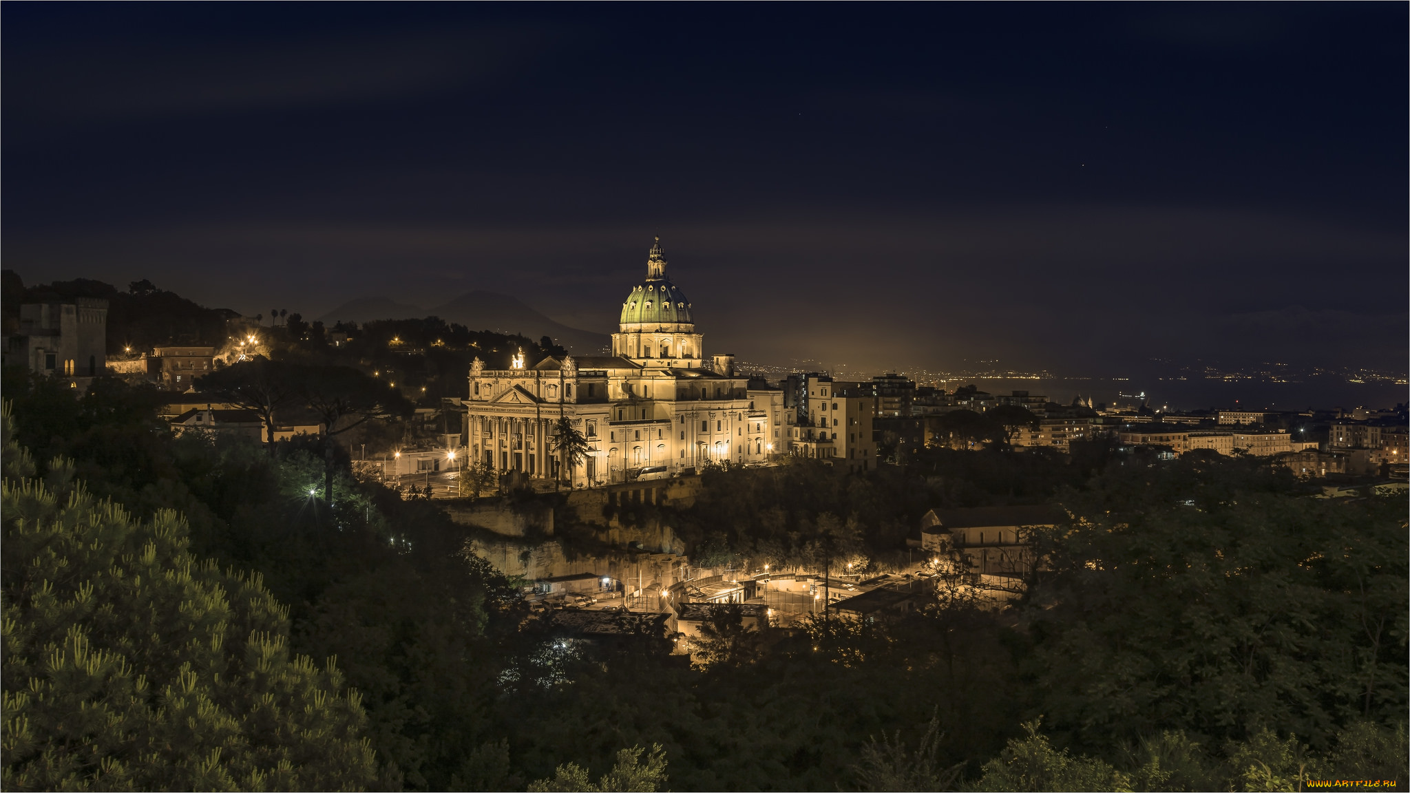 napoli, -, campania, города, -, католические, соборы, , костелы, , аббатства, простор