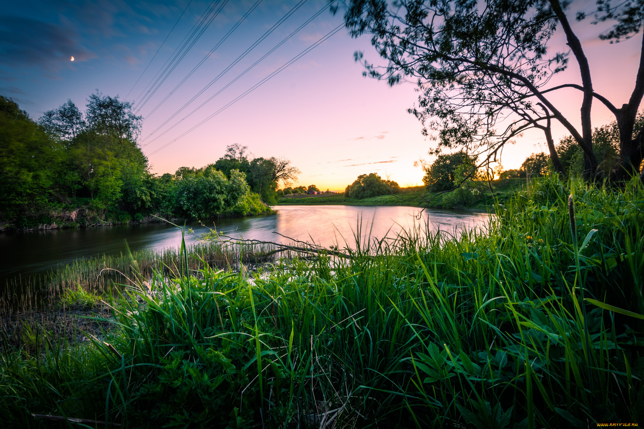 природа, реки, озера, простор