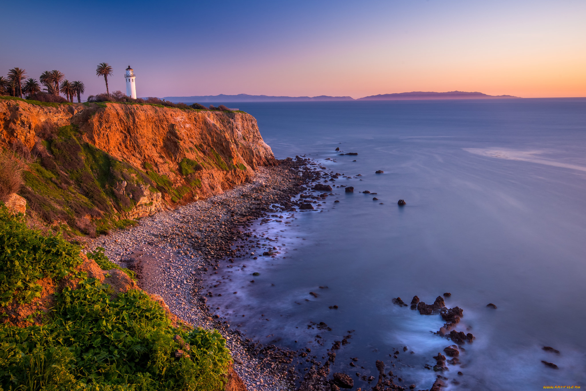 природа, маяки, простор