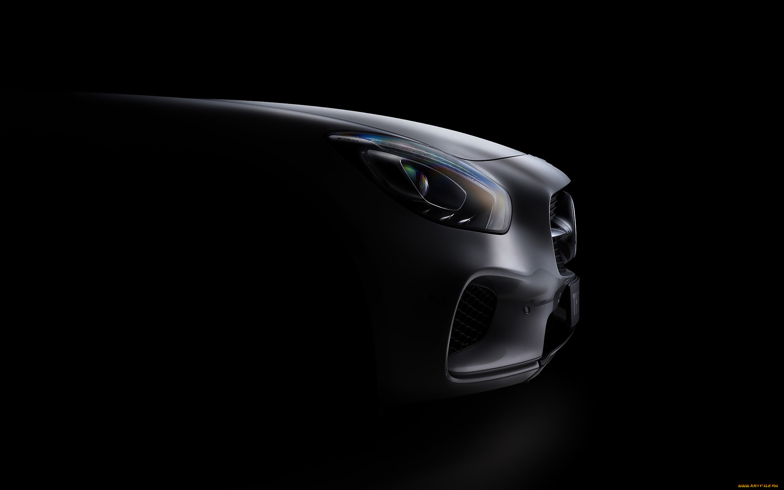 автомобили, фрагменты, автомобиля, темный, фон, mercedes-amg, gt
