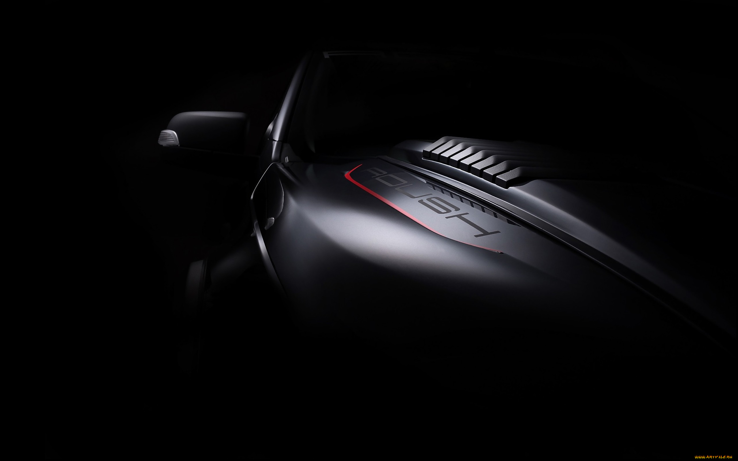 автомобили, фрагменты, автомобиля, вид, темный, фон, ford, ranger