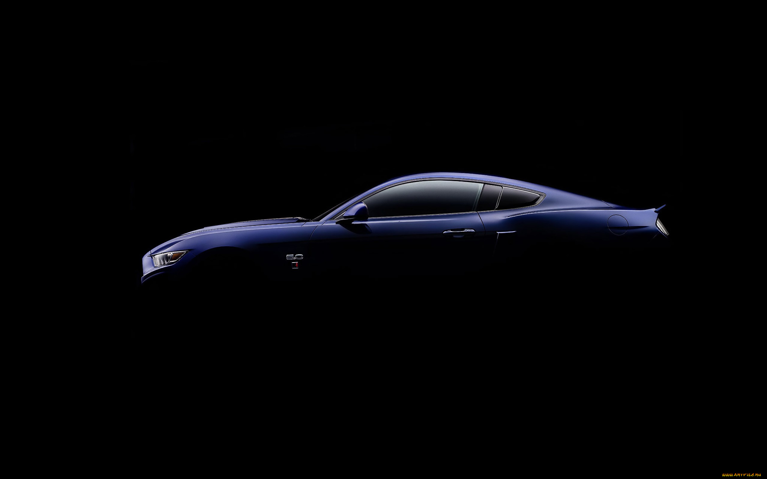 автомобили, mustang, темный, фон, ford, gt