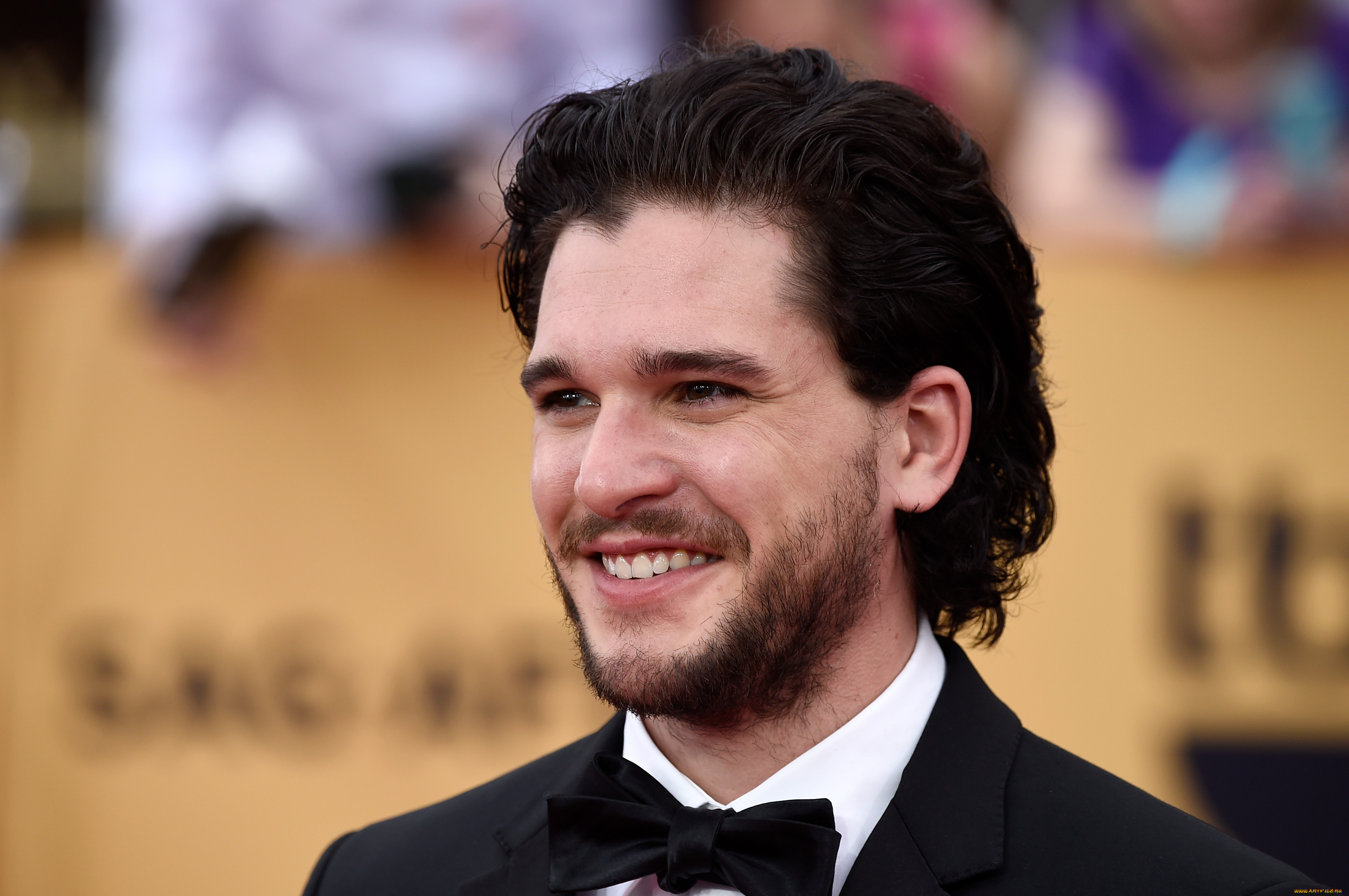 мужчины, kit, harington, актер, лицо, улыбка