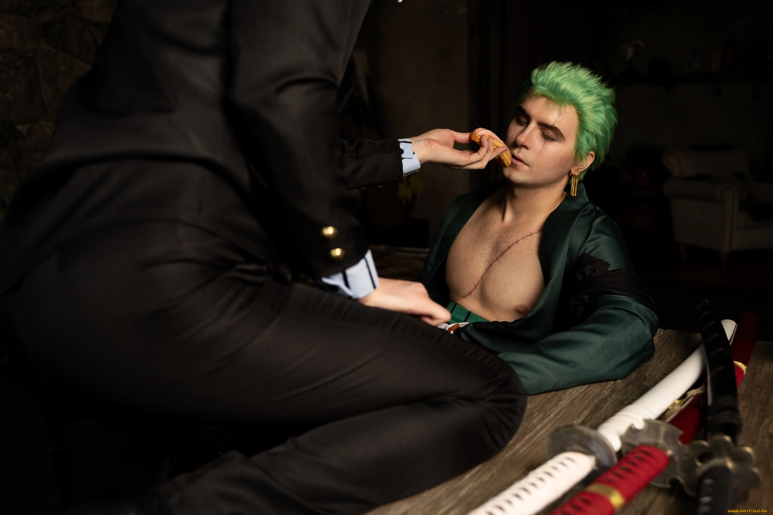 мужчины, -, креатив, , косплей, ван, пис