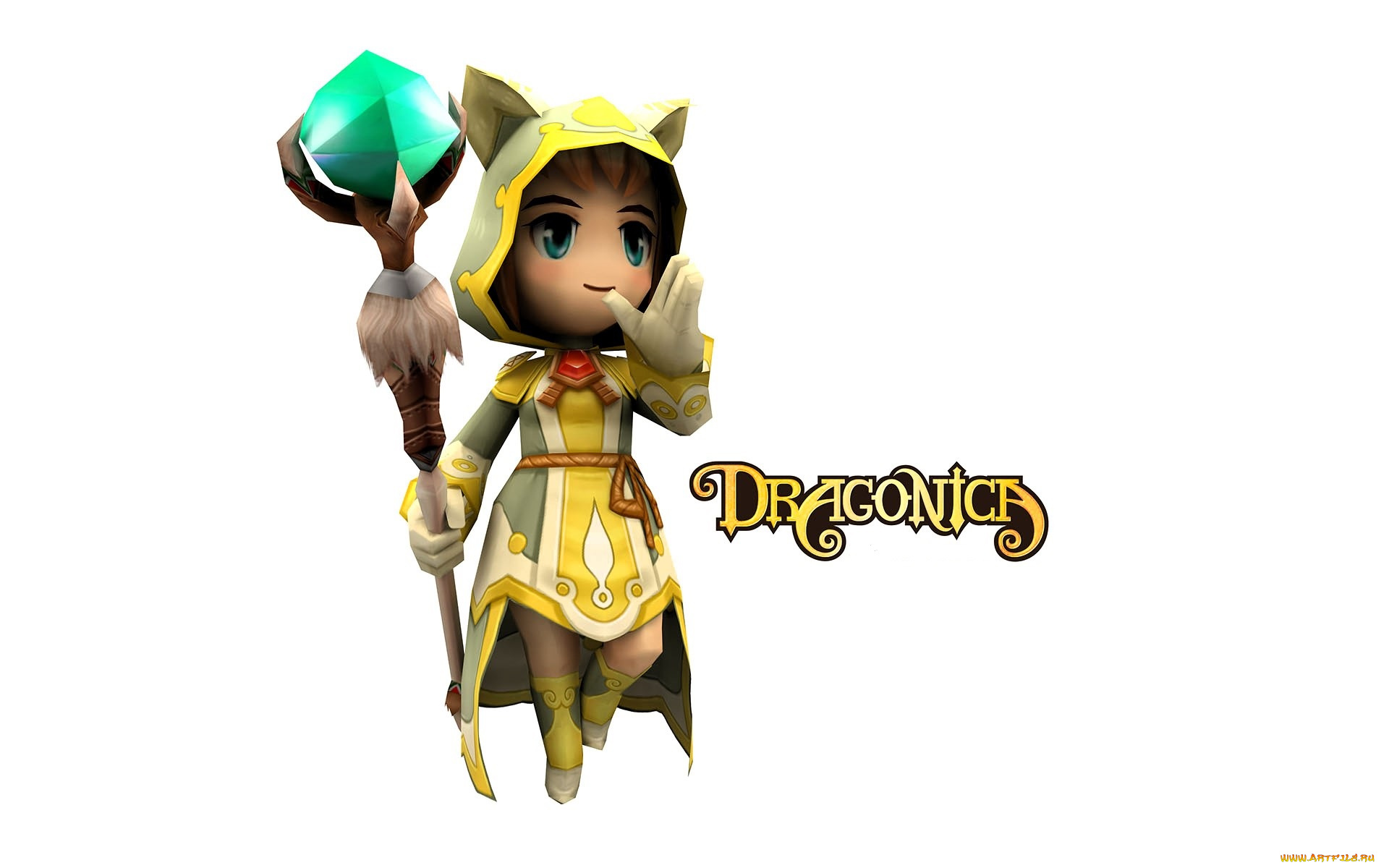 видео, игры, dragonica, персонаж, посох