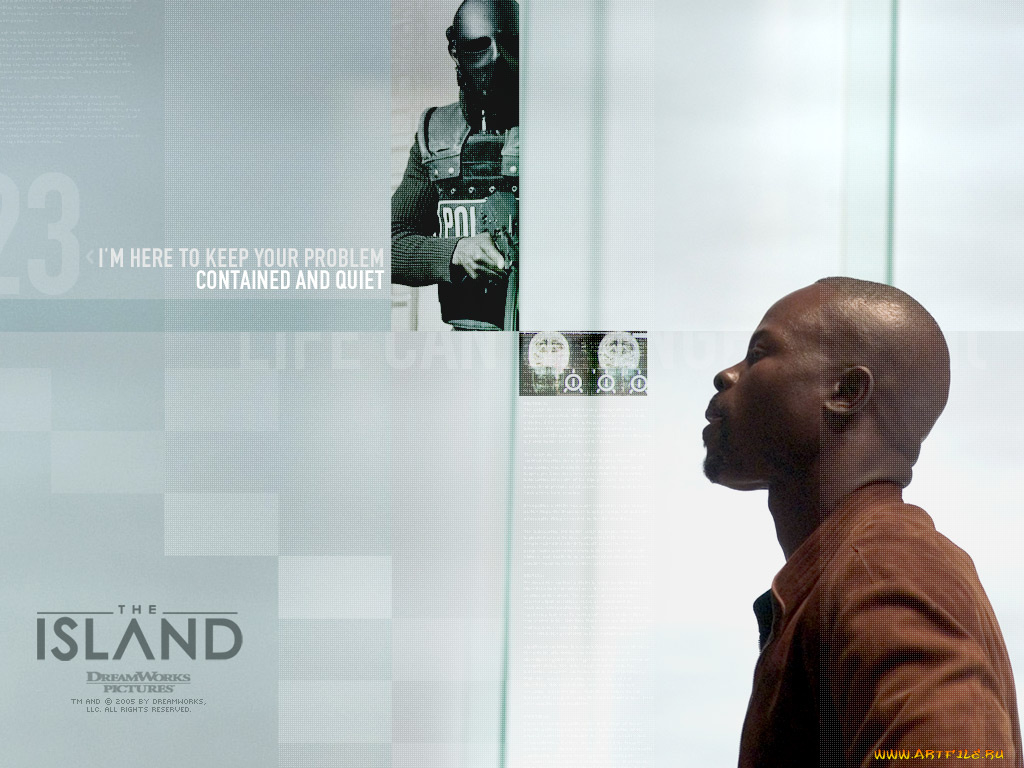 island, the, кино, фильмы, oстрoв, djimon, hounsou, albert, laurent, фантастика, боевик, триллер, майкл, бэй