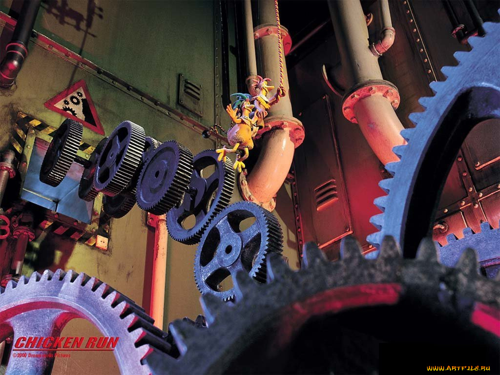 мультфильмы, chicken, run