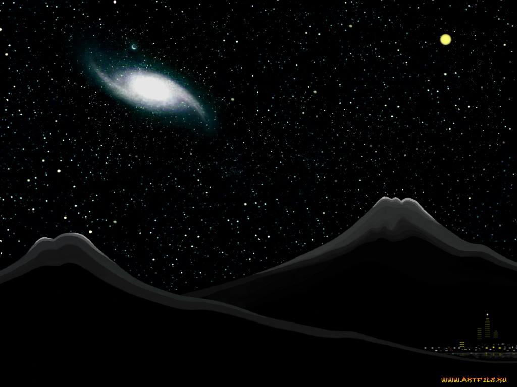 рисованные, природа