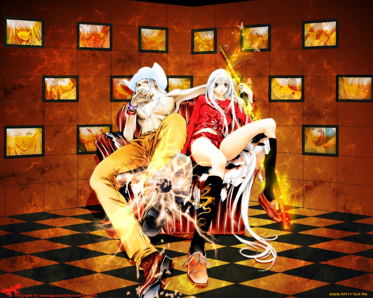 аниме, tenjou, tenge