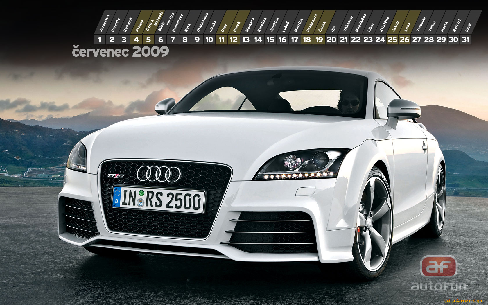 audi, tt, rs, календари, автомобили