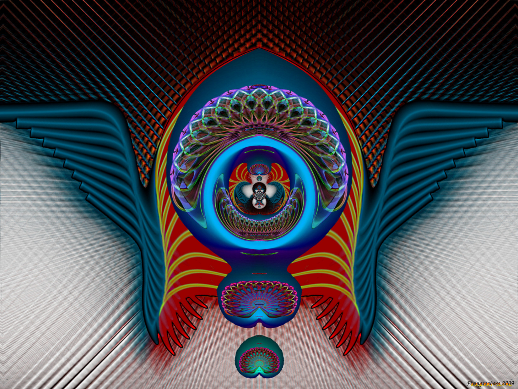 3д, графика, fractal, фракталы