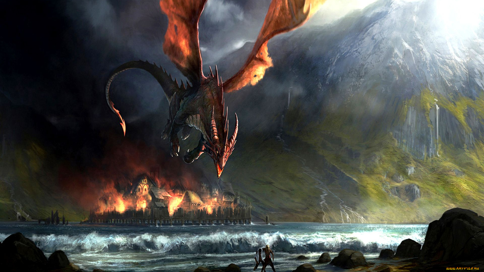 фэнтези, драконы