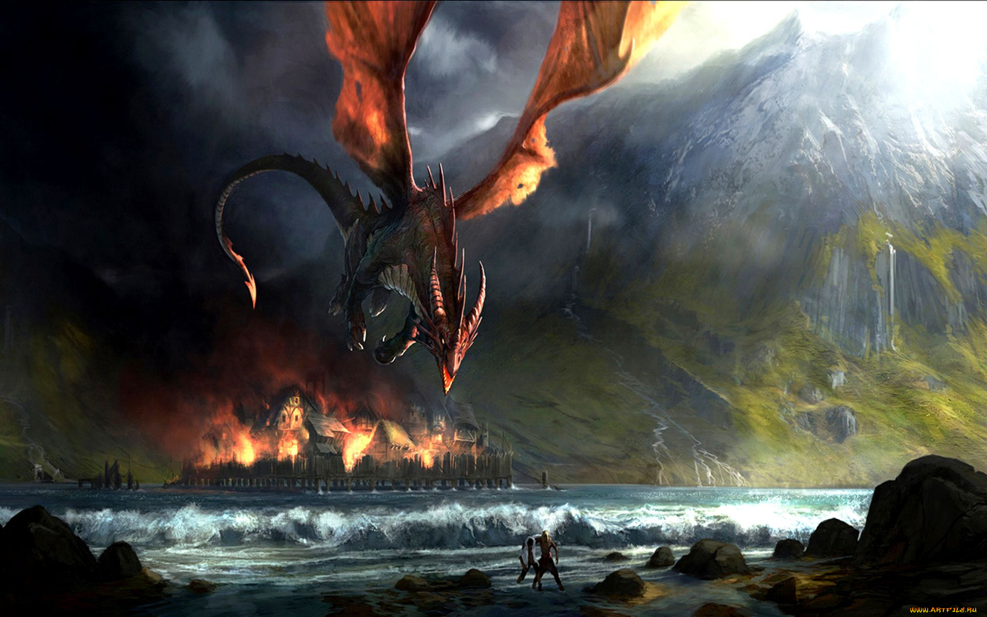 фэнтези, драконы