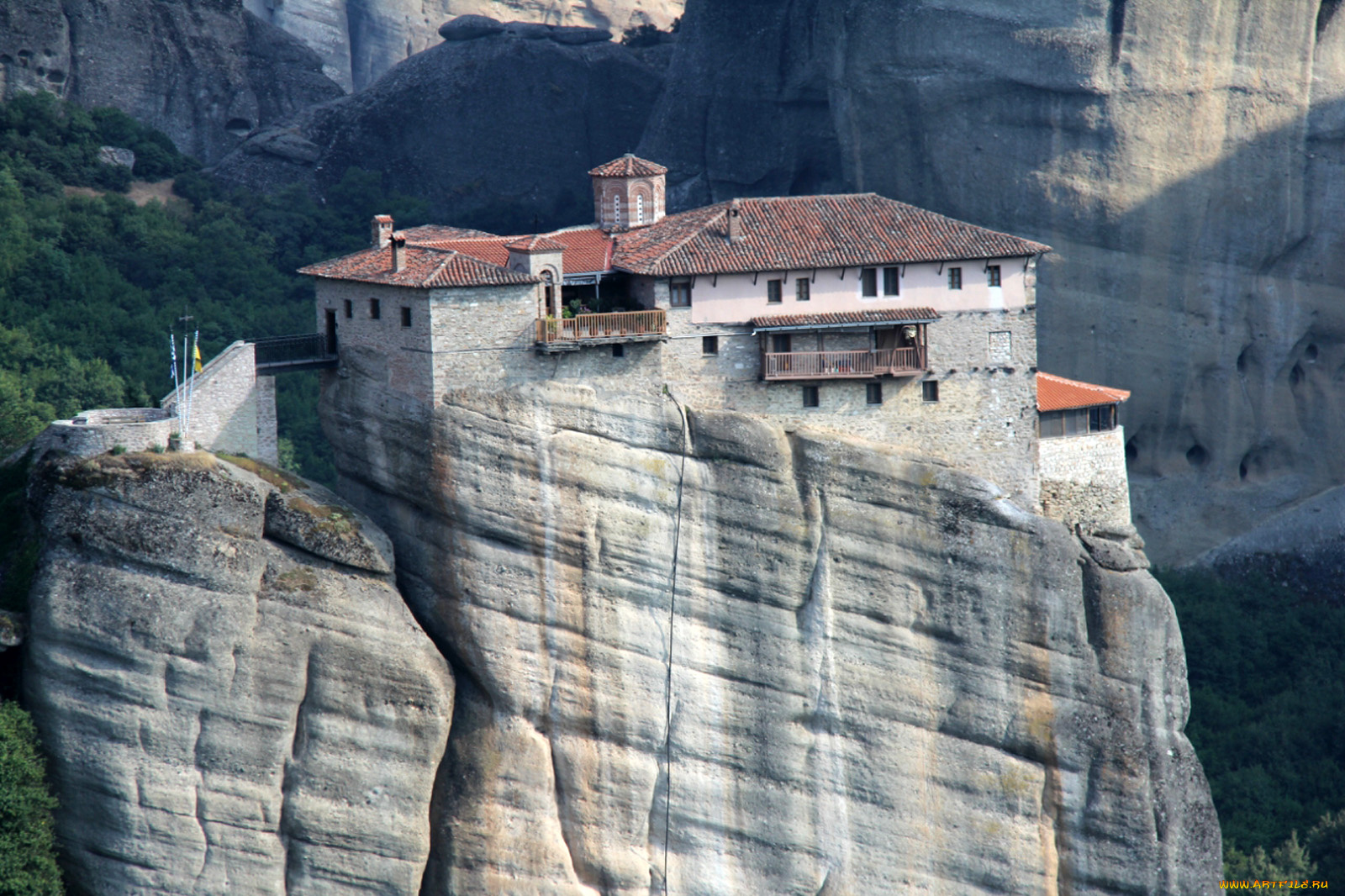 города, православные, церкви, монастыри, замок, в, горах