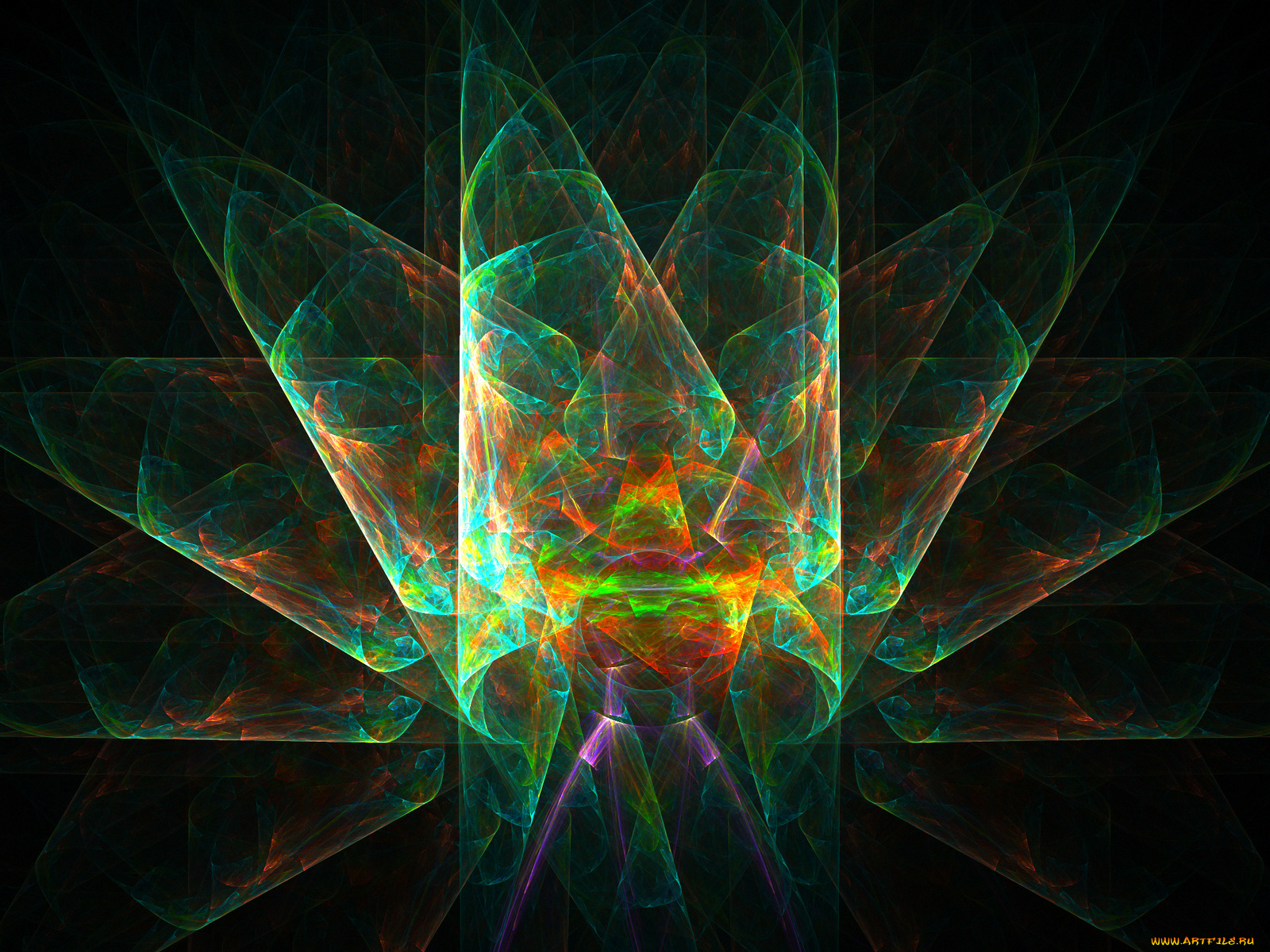 3д, графика, fractal, фракталы, фон, цвета, узор