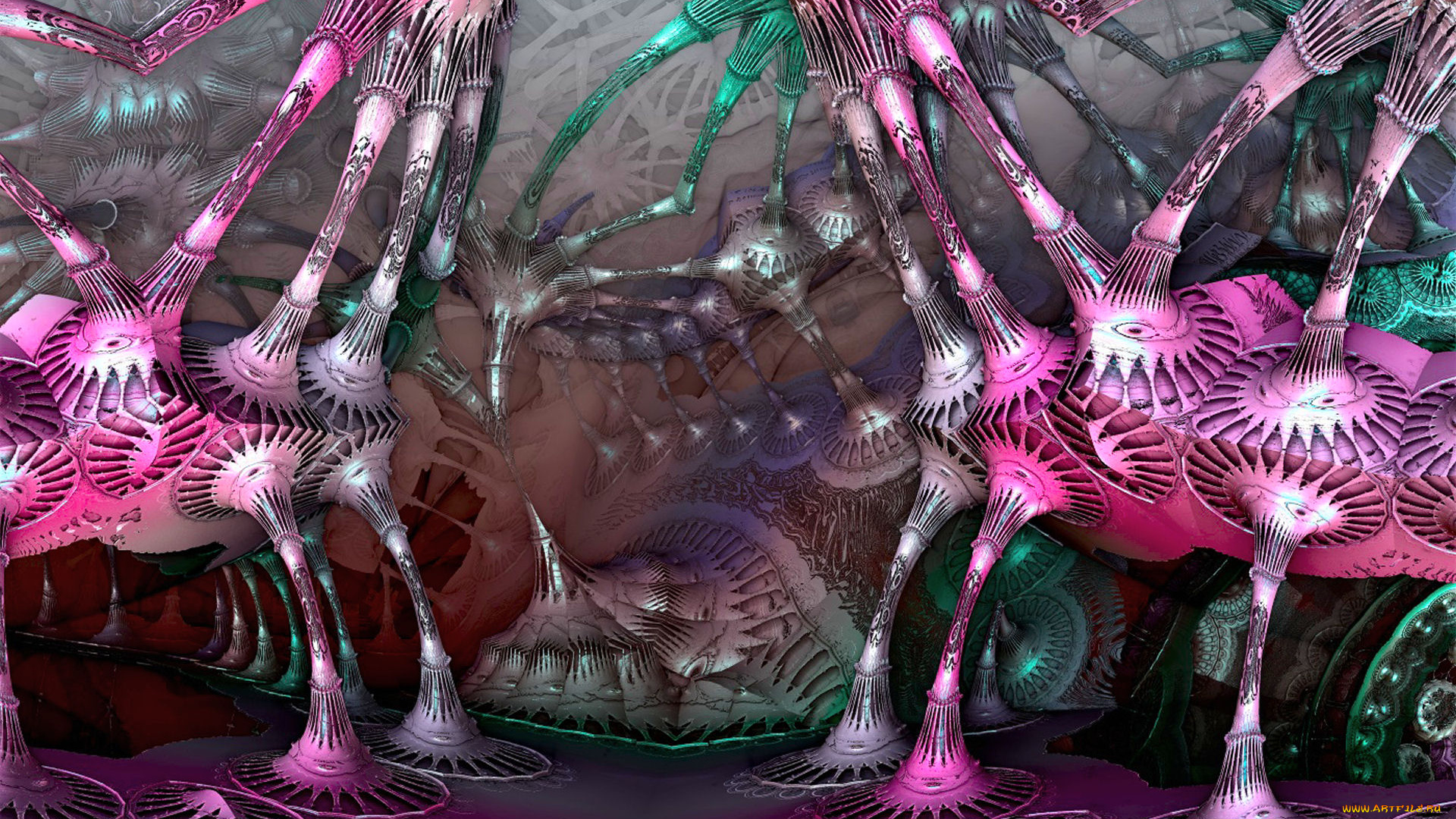 3д, графика, fractal, фракталы, фрактал