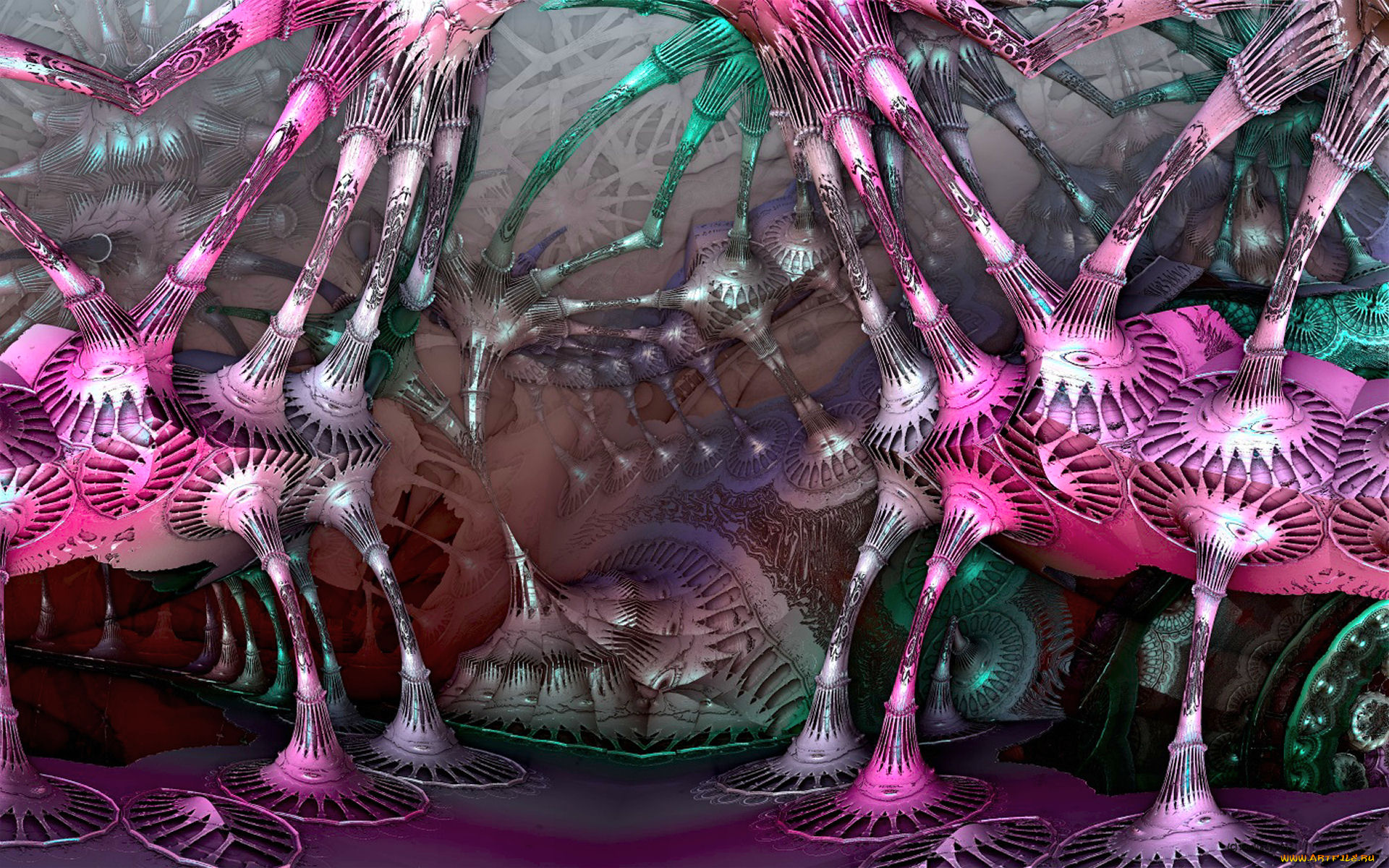 3д, графика, fractal, фракталы, фрактал