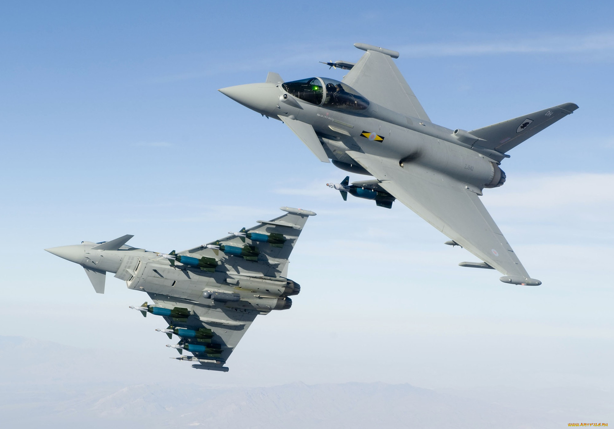 авиация, боевые, самолёты, avia, eurofighter, typhoon