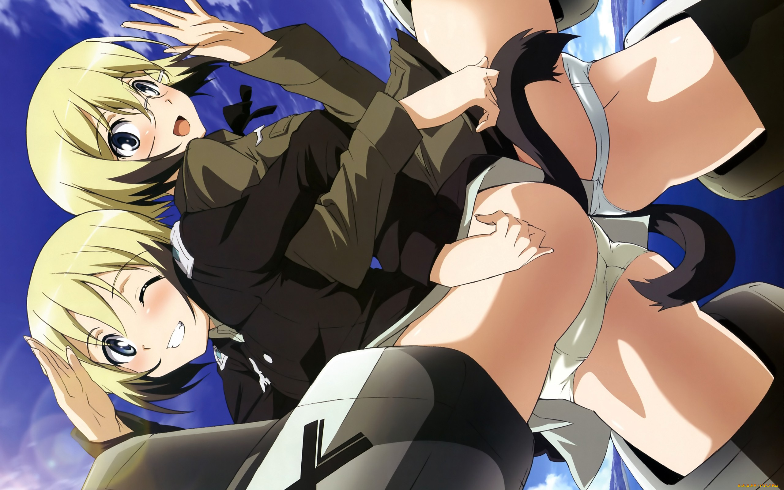 аниме, strike, witches