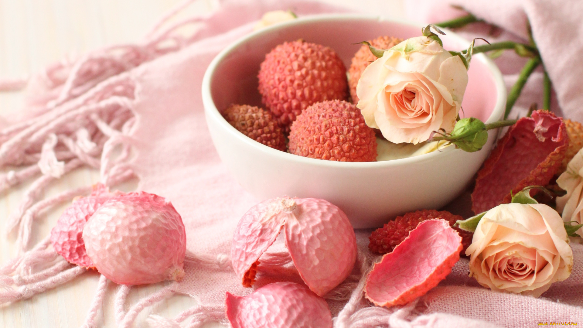 еда, личи, розы, китайская, слива