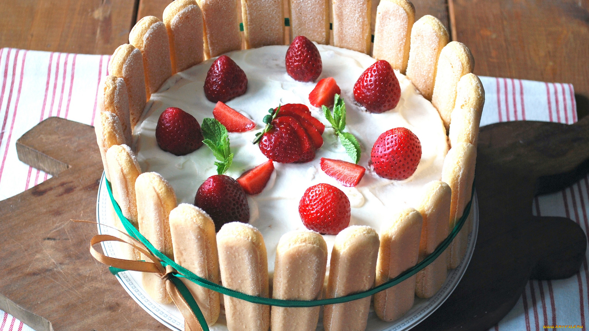 еда, пирожные, кексы, печенье, клубника