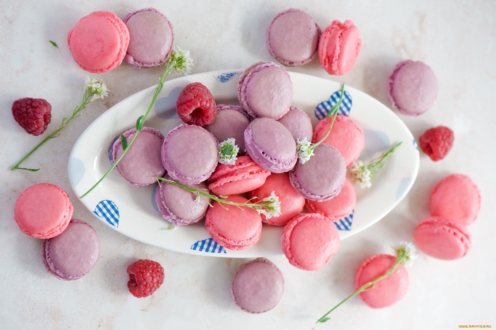 еда, пирожные, кексы, печенье, малина