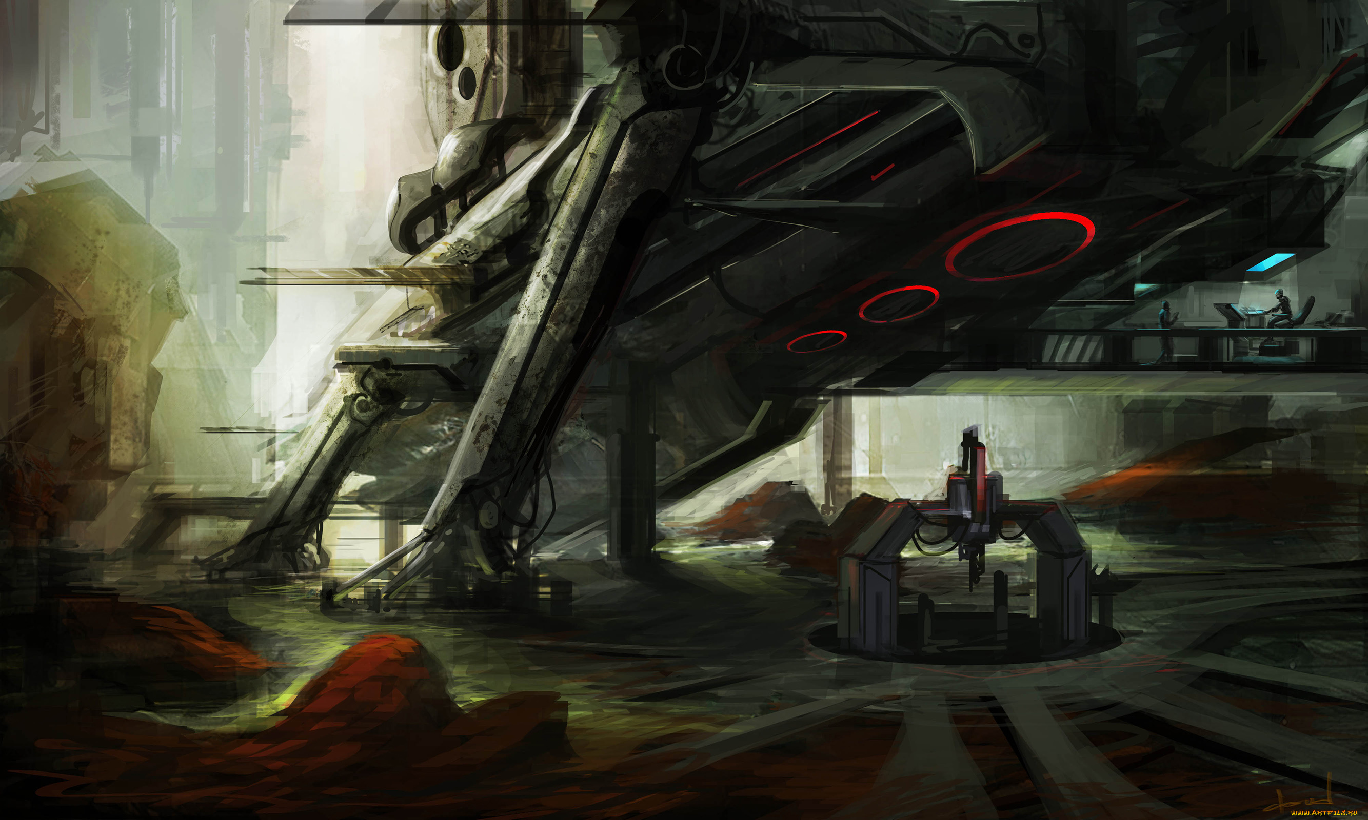 фэнтези, космические, корабли, звездолеты, станции, стойки