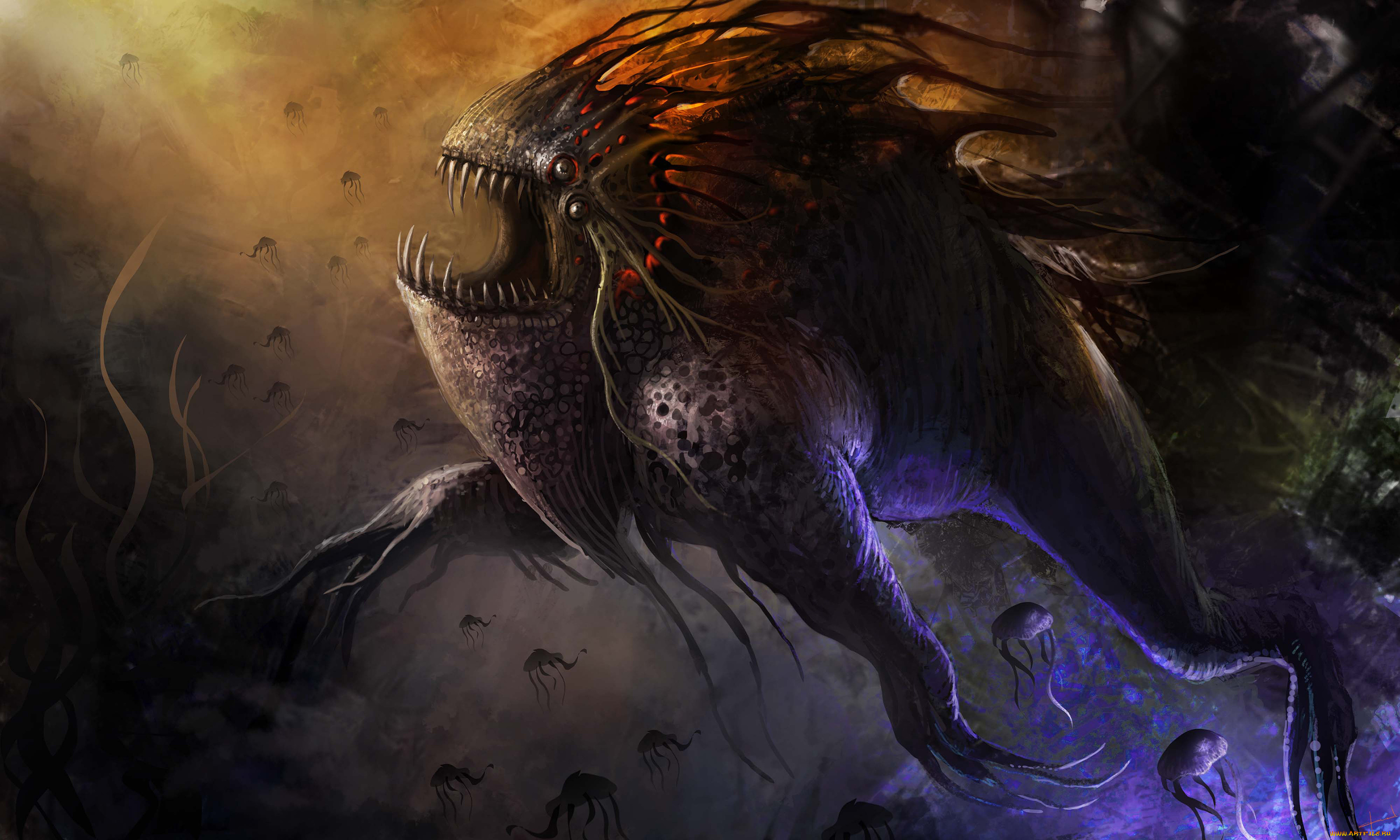 фэнтези, существа, клыки