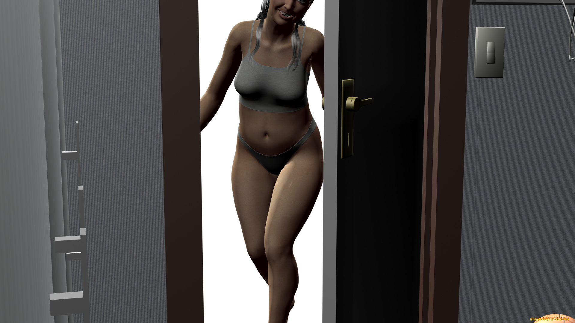 3д, графика, люди, , people, взгляд, девушка