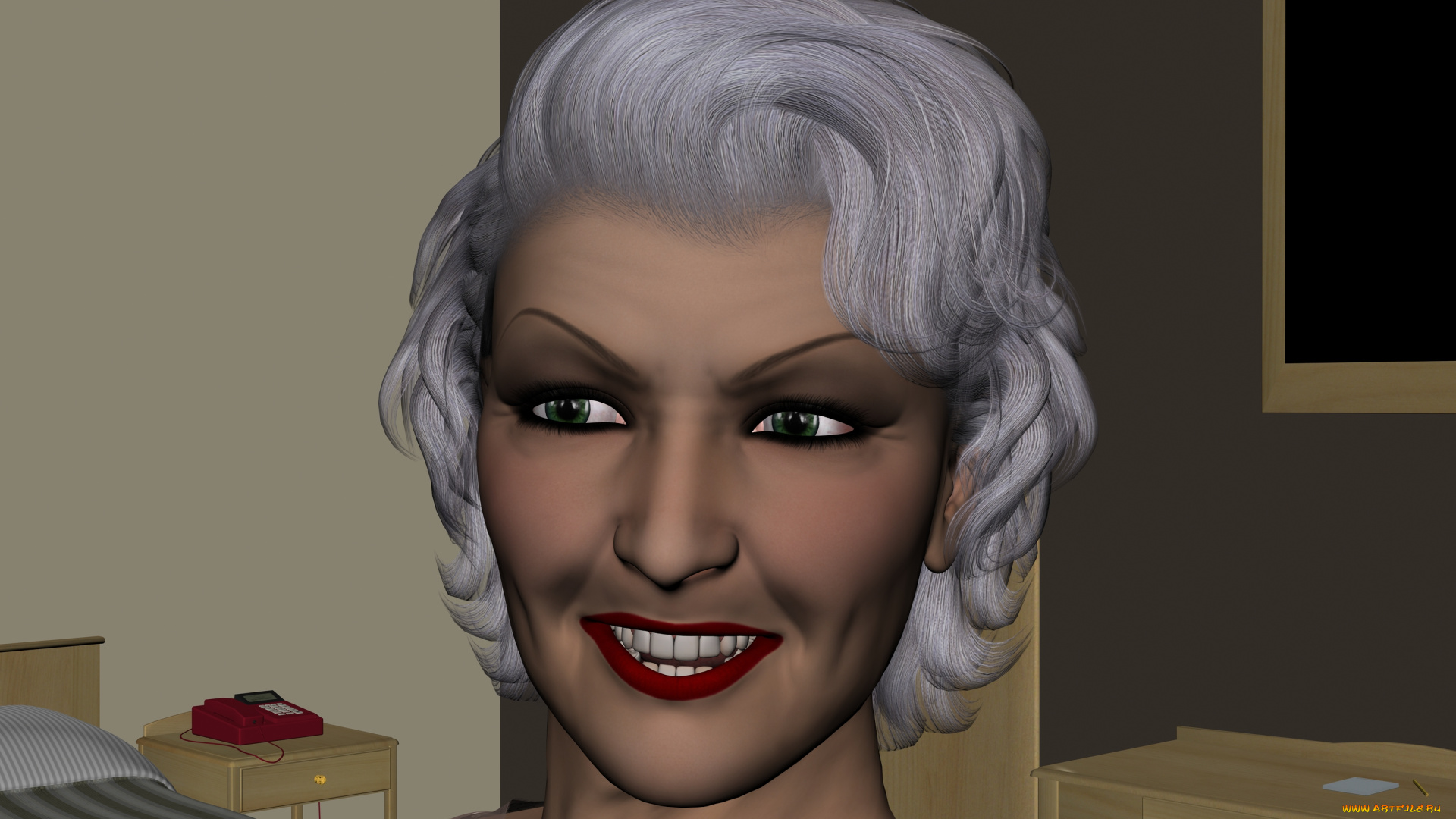 3д, графика, люди, , people, взгляд, девушка, улыбка