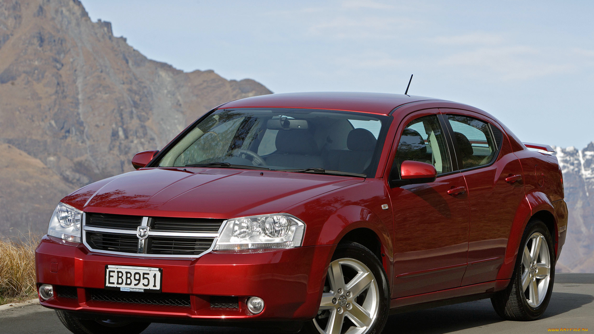 автомобили, dodge, avenger, au-spec, js, красный