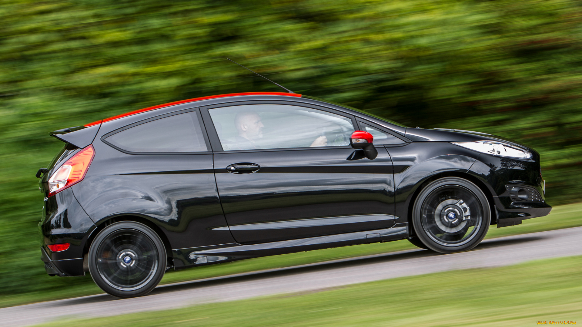 автомобили, ford, fiesta, zetec, s, black, 2014г, темный