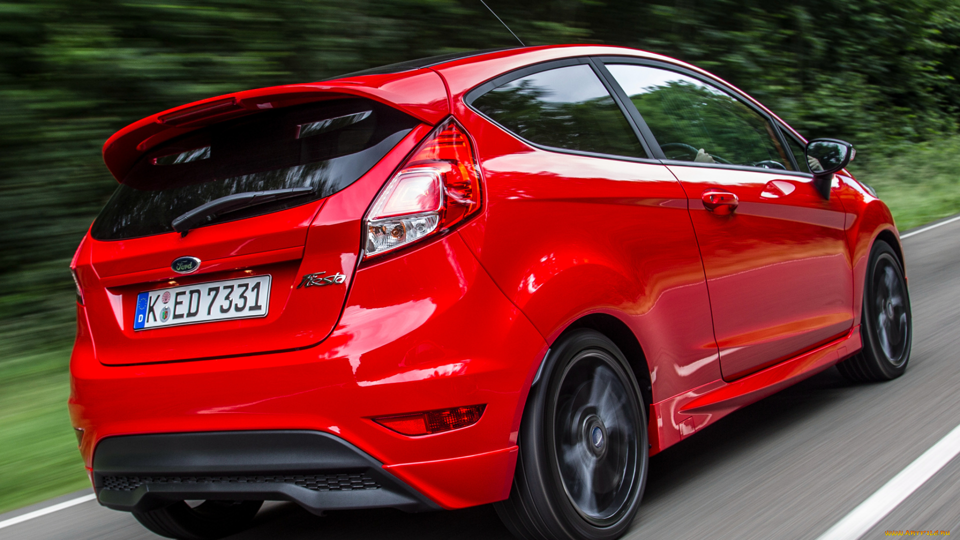 автомобили, ford, fiesta, zetec, s, red, 2014г, красный