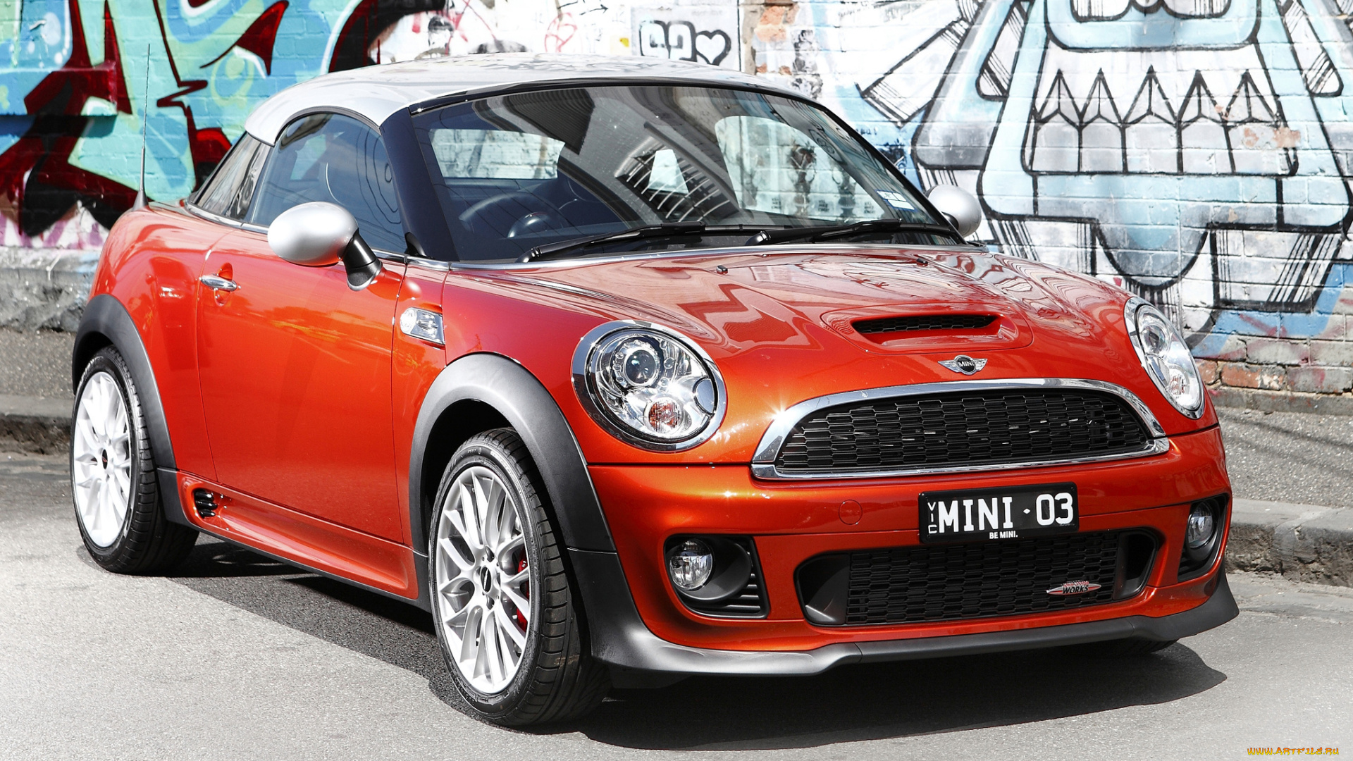 автомобили, mini, john, cooper, works, coupe, au-spec, r58